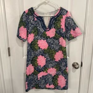 Colorful, floral summer dress. Size small